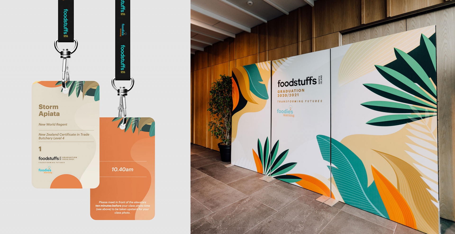 Lanyard card Media Wall