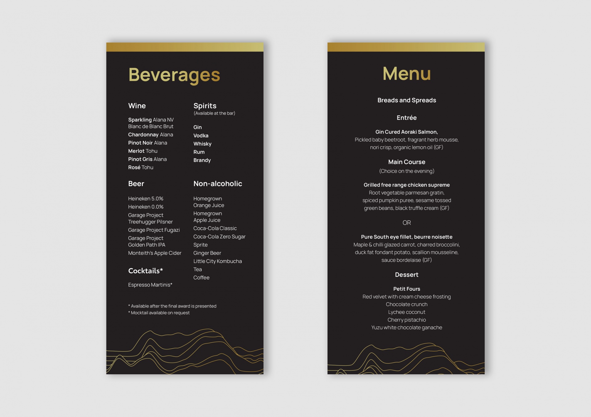 Menu Mockup 2