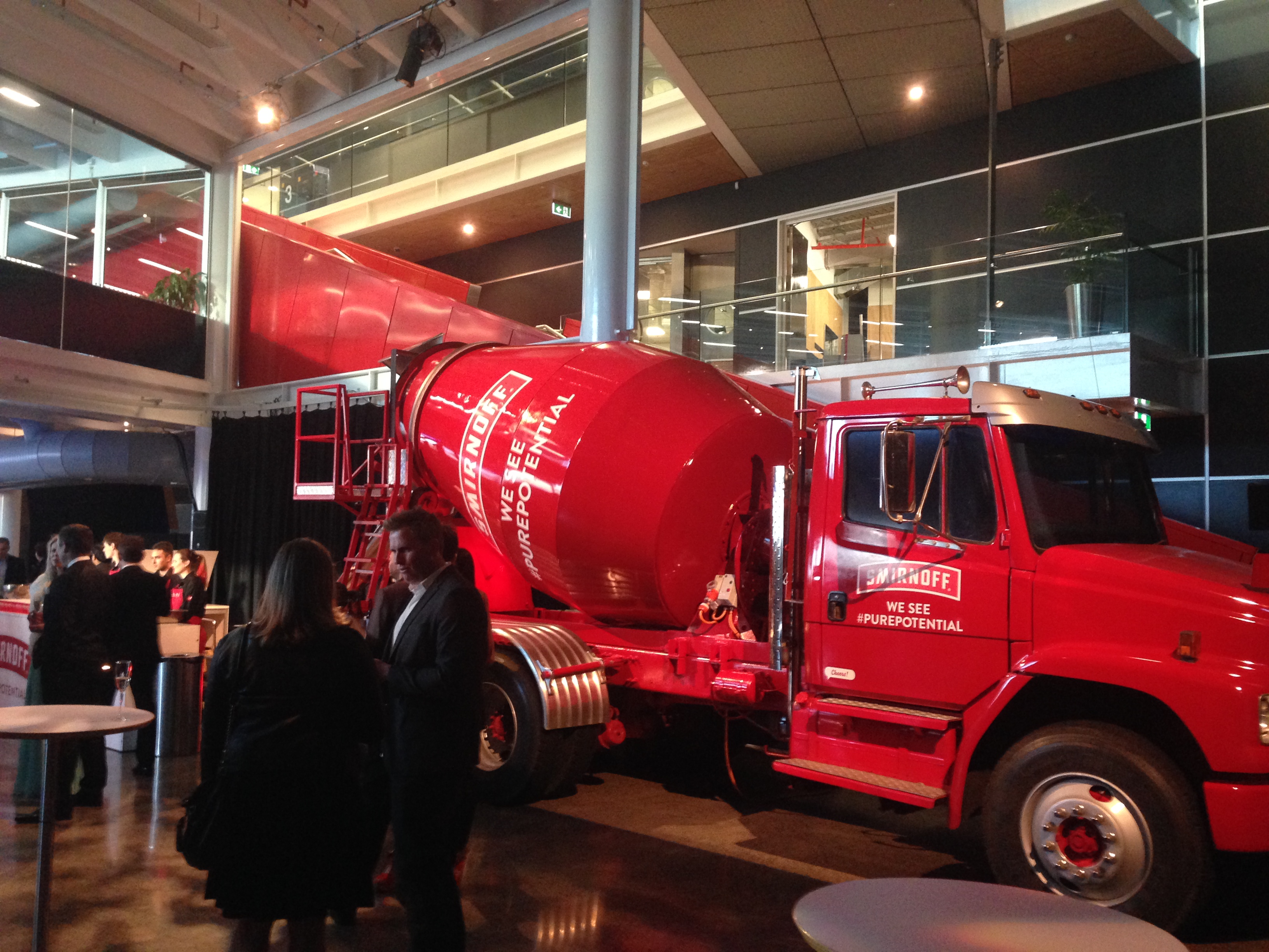 Smirnoff Mixer Truck